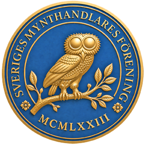 Sveriges Mynthandlares Förenings logotyp
